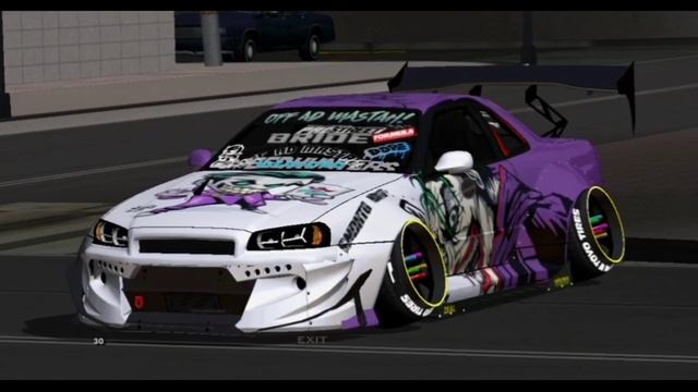 (REVIEW) ? NISSAN SKYLINE R34 PANDEM STANCE X JOKER ?? (GTA SA) смотреть онлайн