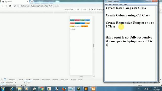 responsive grid system materialize css || how to create responsive web layout смотреть онлайн
