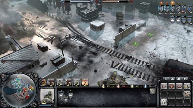 Company Of Heroes 2 : The Western Front Armies US Forces Multiplayer Gameplay - Tigers in the hood смотреть онлайн