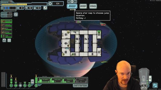 FTL Hard mode, WITH Pause, Viewer Ships! The Pyrotechnica, 3rd run смотреть онлайн