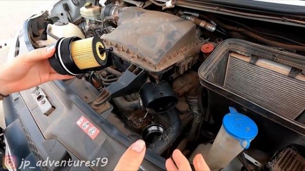 Her first OIL CHANGE! Vanlife Must Know and Money Saver - A guide for Mercedes-Benz Sprinter OM642