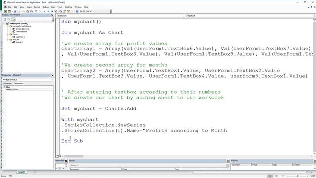 How to create Chart in Userform by using VBA code in Excel смотреть онлайн