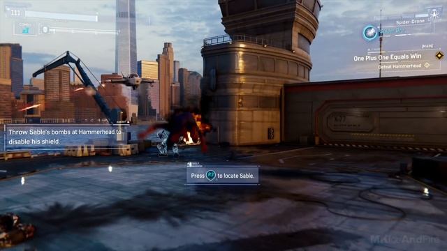 SPIDER-MAN PS4 Silver Lining DLC Cyborg Hammerhead Final Boss + Ending смотреть онлайн