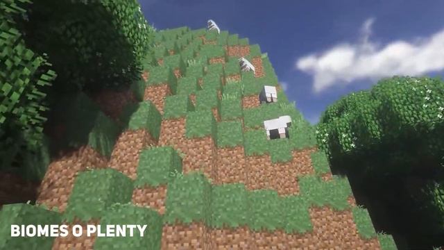 NAJLEPSZE 2 MODY na REALISTYCZNY ŚWIAT w MINECRAFT (TERRAFORGED + BIOMES O' PLENTY 2022) смотреть онлайн
