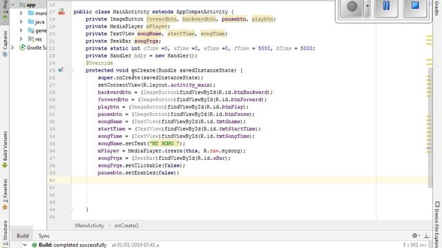 How to create a Audio Player using ListView and SeekBar in Android Studio смотреть онлайн