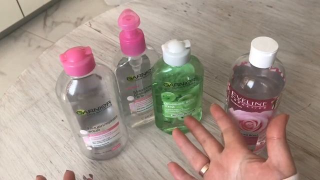 Выкидываю мицеллярку от Garnier, а также гель и тоник. Мицеллярная вода от Evelline смотреть онлайн