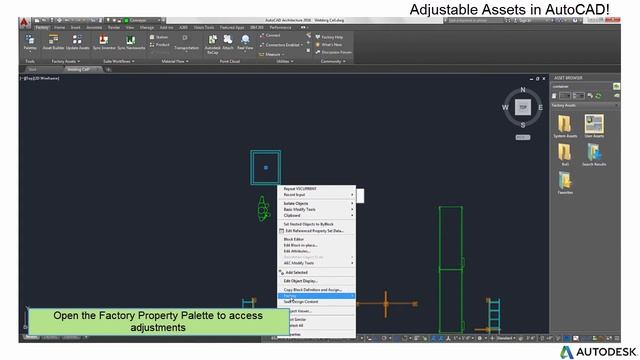 Adjustable Assets in AutoCAD смотреть онлайн