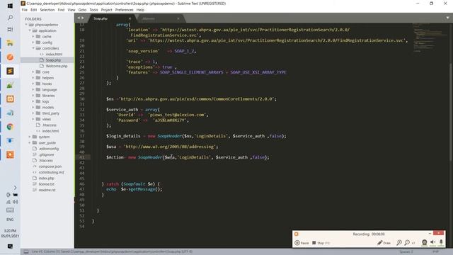 WSDL XML with wsa and credential To CI3 PHP SOAP request translation 2/3 смотреть онлайн