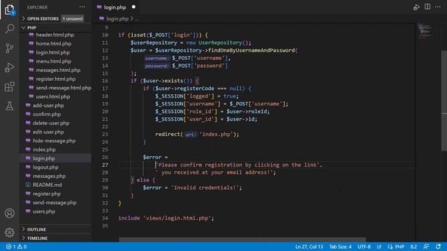 Curatenie in tot proiectul - #26 - PHP de la Zero смотреть онлайн