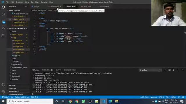 ?Flask Tutorial - Flask Routing Examples ? Flask Project and Rest API ? Flask Framework Python Tami смотреть онлайн