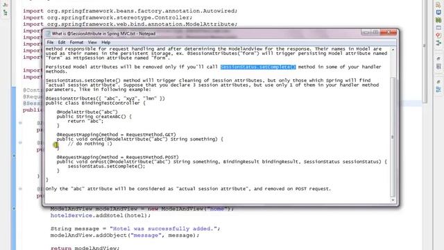 WHAT IS @SESSIONATTRIBUTE IN SPRING MVC смотреть онлайн