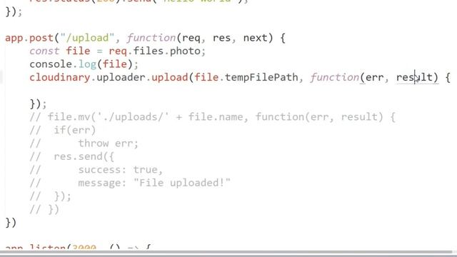 How to upload Image to Cloudinary Node JS | Cloudinary image upload node js| Subject Key смотреть онлайн
