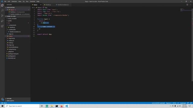 Learn To Code Websites Using React #2 - Navigation Bar смотреть онлайн