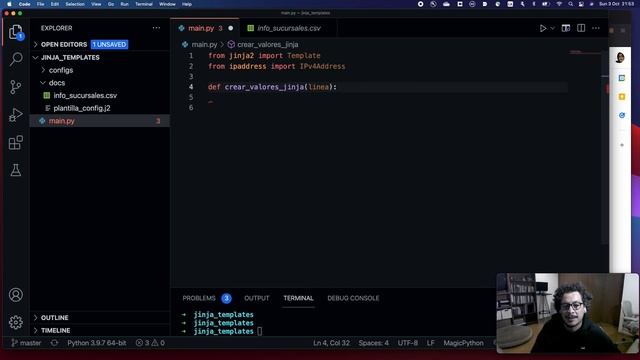 Tutorial: Usar Jinja para automatizar la creación de archivos de texto de forma masiva смотреть онлайн