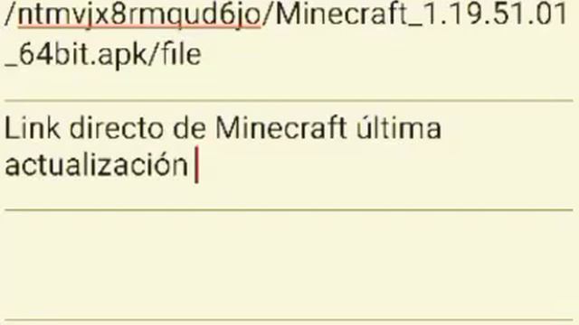 Minecraft última versión 1.19.51.01 direc link ... смотреть онлайн