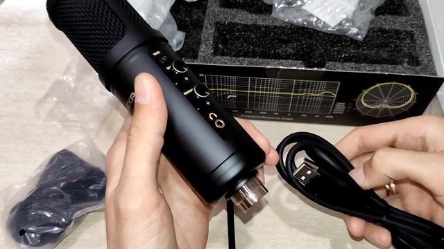 Студийный микрофон для стрима Dexp U700. Распаковка, обзор и тест записи звука. смотреть онлайн