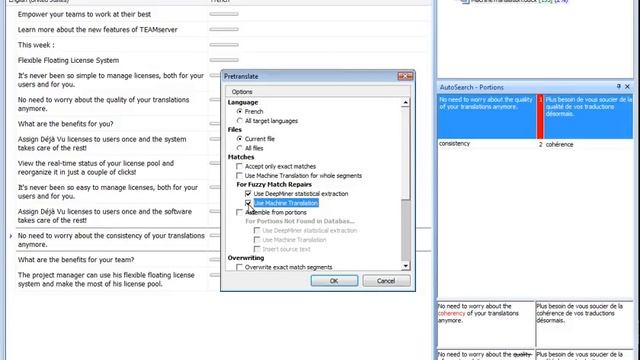 Déjà Vu X2 - Machine Translation Module