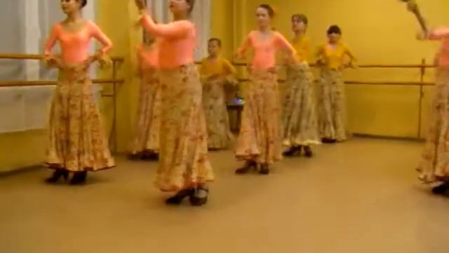 Фламенко. Открытый урок .2-й год обучения . смотреть онлайн