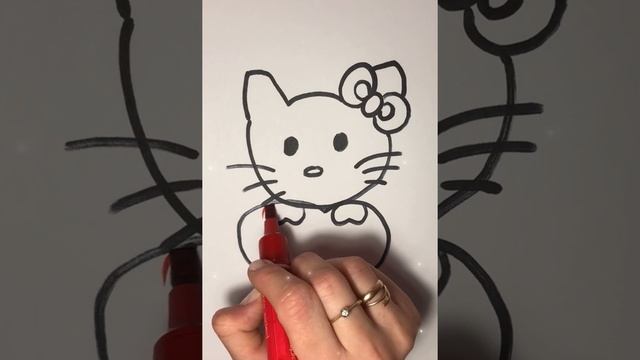 Рисуем hello kitty смотреть онлайн