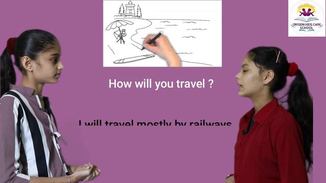 Basic English conversation| Ruchi and Ayesha | Orison kids care school смотреть онлайн
