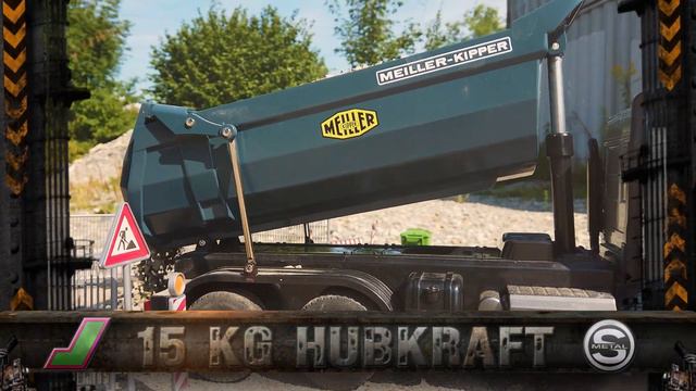 RC Meiller Muldenkipper Mercedes Benz Arocs | 15 kg Hubkraft | 2,4 GHz Controller @JAMARA_Germany смотреть онлайн