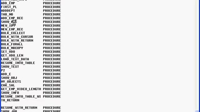 Oracle PLSQL Class Session 13A смотреть онлайн