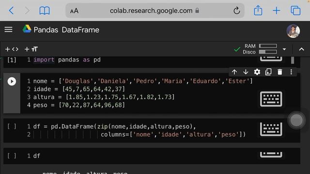 Como converter listas do Python em Data Frame pandas смотреть онлайн