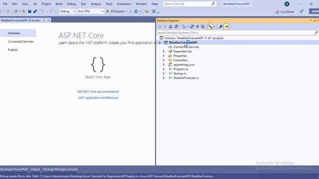 ASP Net core Web API Deploy to Azure App Service смотреть онлайн