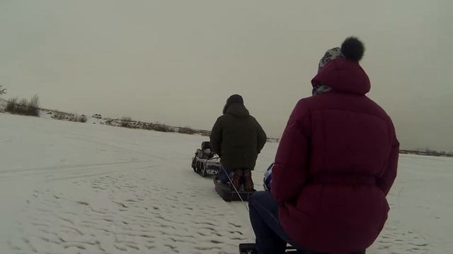 Проверка тяговых возможостей мотобуксировщика. смотреть онлайн