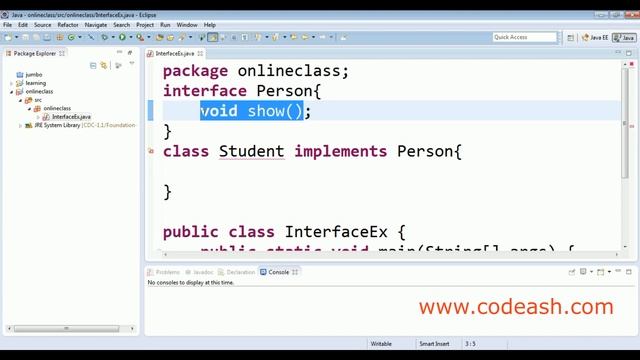 Interface in java | interface in java example смотреть онлайн