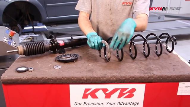 CITROEN C2, C3, DS3 - FRONT - Передние амортизаторы KYB установка смотреть онлайн