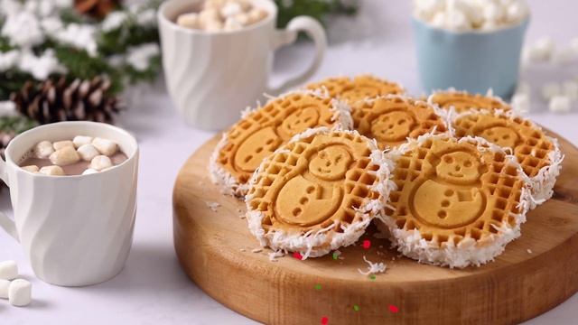 Dash Snowman Mini Waffle Maker