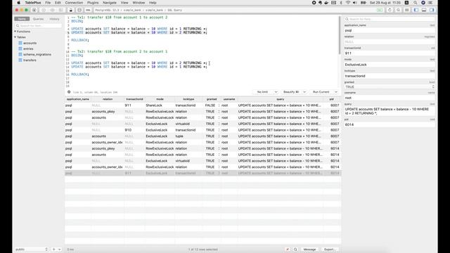 [Backend #8] How to avoid deadlock in DB transaction? Queries order matters! смотреть онлайн