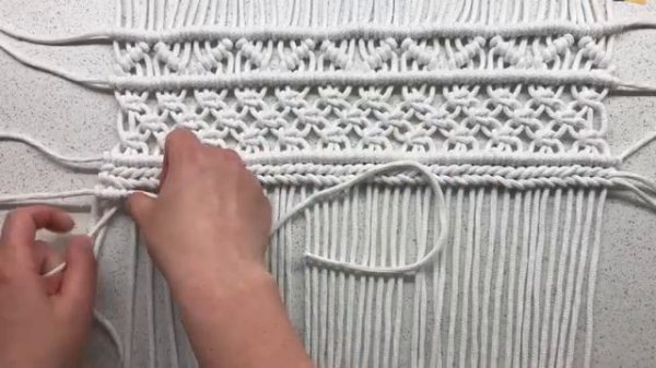 Подушка макраме мастер класс_[360p]