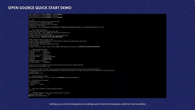 Snowplow Open Source Quickstart Demo смотреть онлайн