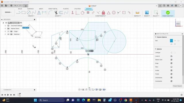 Fusion 360 Tutorial On Sketch Tools | Tutorial -1 | Learn Fusion 360 | Autodesk Fusion 360