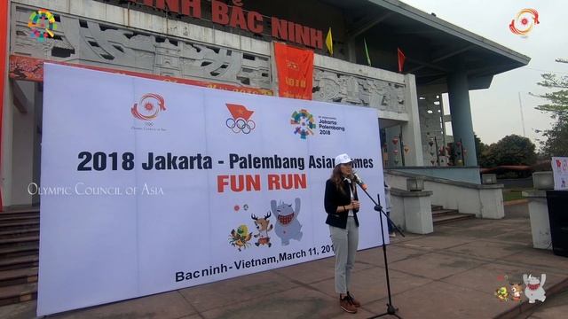 Vietnam Bac Ninh host 3000 people Asian Games fun run смотреть онлайн