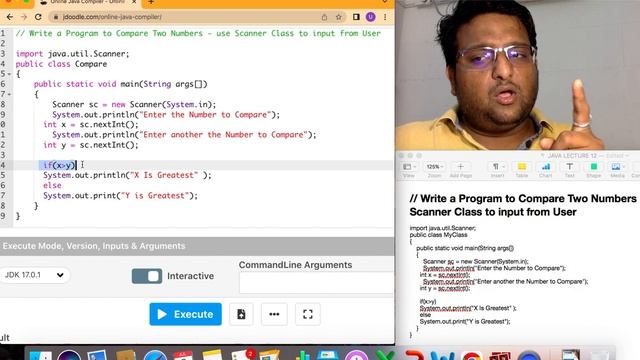 How do you compare two numbers? JAVA LECTURE 12 смотреть онлайн