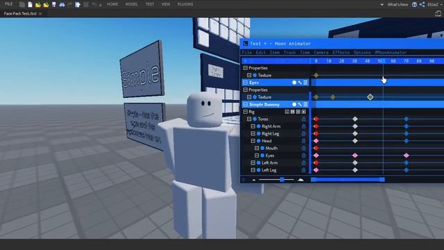 My New Face Pack And Animating Faces Tutorial - Roblox Moon Animator смотреть онлайн