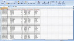 1) Microsoft Excel:  переход по таблице