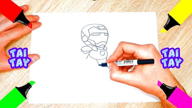 Рисунки МАРВЕЛ Железный человек как нарисовать Красивые рисунки смотреть онлайн