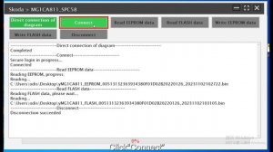 LAUNCH X431 ECU & TCU Programmer procedure Volkswagen MG1CA811