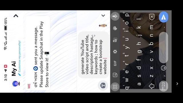 "Creating an AI-Powered Script | Step-by-Step Guide" using Snapchat смотреть онлайн