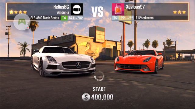CSR 2 - $400,000 Live Race Challenge Mercedes SLS AMG Black Series vs. Ferrari F12berlinetta смотреть онлайн