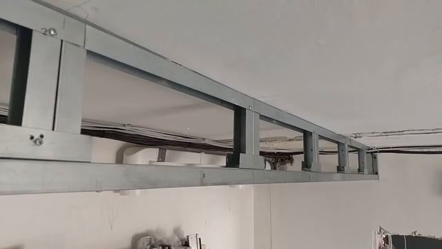 как усилить гипсокартонный бортик под натяжной потолок. Дополнительные профиля. смотреть онлайн