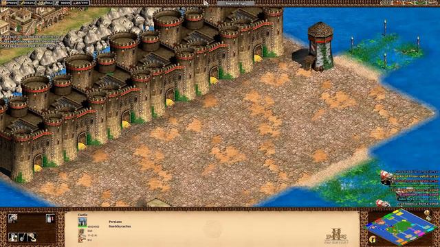 Age of Empires II HD v2.1: Castle Blood (fair) HD: Persia (War Elephants) Gameplay смотреть онлайн