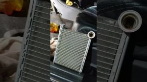 Замена радиатора печки на весте часть2