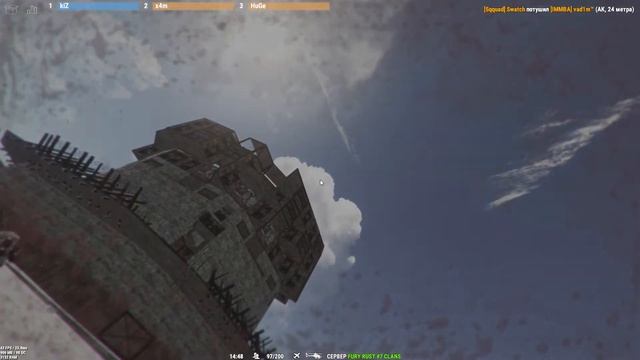 Клановый сервер, Рейд клана Sqquad (основу) (Rust) смотреть онлайн