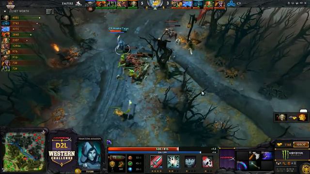Empire vs Cloud 9 HyperX D2L Western Challenge game 3 rus смотреть онлайн