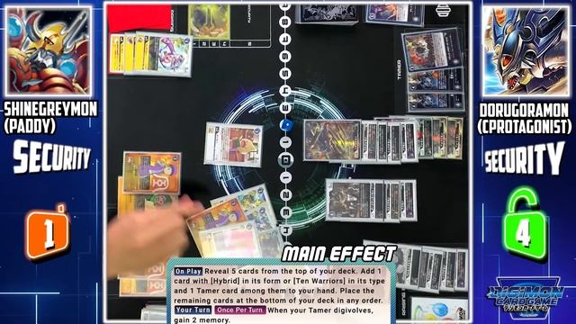 Digimon Card Game : Spirit ShineGreymon (Yellow) VS Dorugoramon (Black) смотреть онлайн